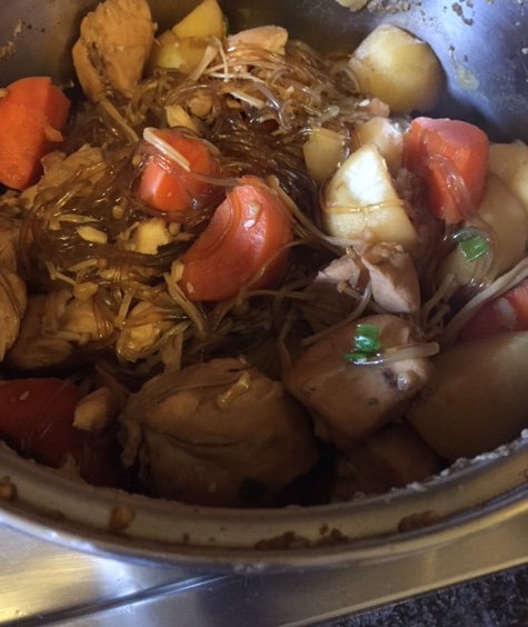 Ok... it doesn't look that pretty in the pot. But tasty! 